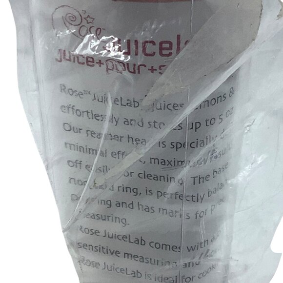 Rose JuiceLab Citrus Juicer Measuring Cup Rose Levy Beranbaum NEW - Picture 6 of 11